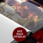 Buchcover und Innenansicht für das Buch: The Cursed Queen | Dolch des Thanatos (Band 3)