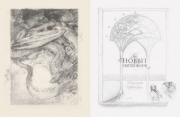 Buchcover und Innenansicht für das Buch: The Hobbit Sketchbook