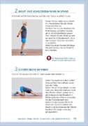 Buchcover und Innenansicht für das Buch: Stark im Alter. Krafttraining für Senioren. Die besten Fitness-Übungen
