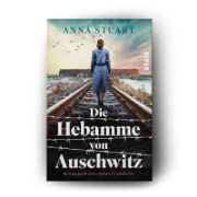 Buchcover und Innenansicht für das Buch: The Midwife of Auschwitz