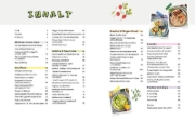 Buchcover und Innenansicht für das Buch: Veggie kitchen - Das Kochbuch für Teenager