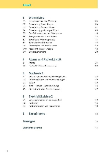 Buchcover und Innenansicht für das Buch: KomplettTrainer Gymnasium Physik 7.-10. Klasse