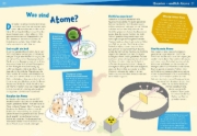 Buchcover und Innenansicht für das Buch: WAS IST WAS Naturwissenschaften easy! Physik. Licht und Atome.