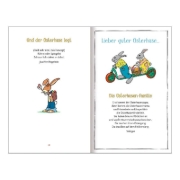 Buchcover und Innenansicht für das Buch: Ostern wirft sich jedes Ei in Schale