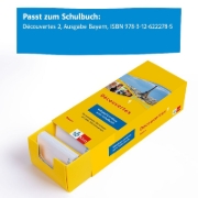 Buchcover und Innenansicht für das Buch: Découvertes 1 Bayern (ab 2017) - Vokabel-Lernbox zum Schulbuch 1. Lernjahr