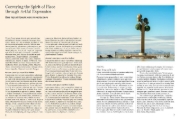 Buchcover und Innenansicht für das Buch: The Art Escapes Atlas