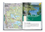 Buchcover und Innenansicht für das Buch: KOMPASS Endlich Wildnis - Skandinavien, Südschweden & Südnorwegen