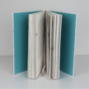 Buchcover und Innenansicht für das Buch: Ich schreibe mich schlank