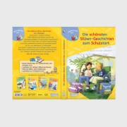 Buchcover und Innenansicht für das Buch: LESEMAUS zum Lesenlernen Sammelbände: Die schönsten Silben-Geschichten zum Schulstart