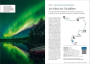 Buchcover und Innenansicht für das Buch: KUNTH Mit dem Wohnmobil durch Schweden