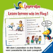 Buchcover und Innenansicht für das Buch: Leserabe Vor-Lesestufe - Lustige Geschichten vom 1. Schultag