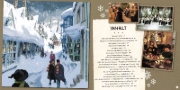 Buchcover und Innenansicht für das Buch: Harry Potter: Christmas at Hogwarts: Magical Movie Moments