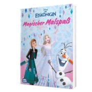Buchcover und Innenansicht für das Buch: Disney Die Eiskönigin: Magischer Malspaß