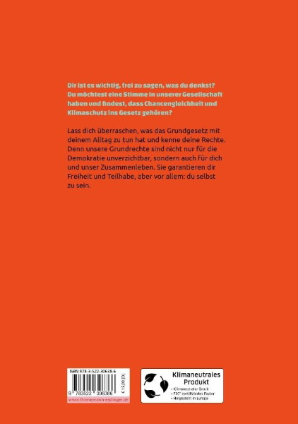 Buchcover und Innenansicht für das Buch: Jede*r hat das Recht