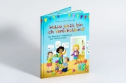 Buchcover und Innenansicht für das Buch: Hallo, jetzt bin ich Vorschulkind!