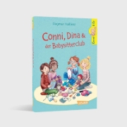 Buchcover und Innenansicht für das Buch: Conni & Co 12: Conni, Dina und der Babysitterclub
