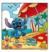 Buchcover und Innenansicht für das Buch: Cozy Coloring Disney - Animals