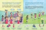 Buchcover und Innenansicht für das Buch: Fußball (Deutsch-Spanisch)