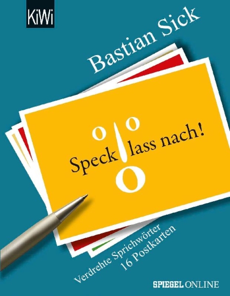 Buchcover und Innenansicht für das Buch: Speck, lass nach!