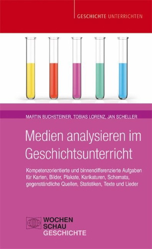 Buchcover und Innenansicht für das Buch: Medien analysieren im Geschichtsunterricht