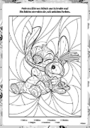 Buchcover und Innenansicht für das Buch: Disney Stitch: Der große Stitch-Malblock