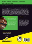 Buchcover und Innenansicht für das Buch: Mit Holz arbeiten für Dummies