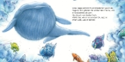 Buchcover und Innenansicht für das Buch: Der Regenbogenfisch stiftet Frieden