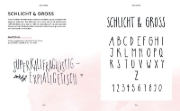 Buchcover und Innenansicht für das Buch: Handletter your Journal