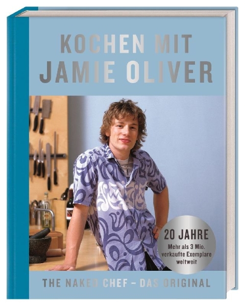 Buchcover und Innenansicht für das Buch: Kochen mit Jamie Oliver