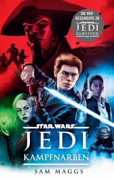 Buchcover und Innenansicht für das Buch: Star Wars: Jedi - Battle Scars