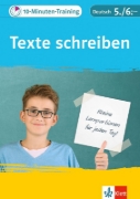 Buchcover und Innenansicht für das Buch: 10-Minuten-Training Texte schreiben. Deutsch 5./6. Klasse