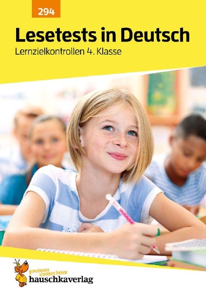 Buchcover und Innenansicht für das Buch: Übungsheft mit Lesetests in Deutsch 4. Klasse