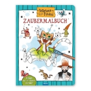Buchcover und Innenansicht für das Buch: Trötsch Pettersson & Findus Zaubermalbuch