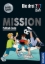Buchcover und Innenansicht für das Buch: Die drei ??? Kids, Mission Fußball-Code