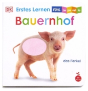 Buchcover und Innenansicht für das Buch: Erstes Lernen Fühl-Leporello. Bauernhof