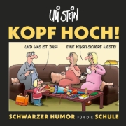 Buchcover und Innenansicht für das Buch: Uli Stein: Freizeit & Beruf: Kopf hoch! Schwarzer Humor für die Schule