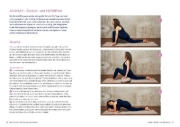 Buchcover und Innenansicht für das Buch: Hormone in Balance mit Yin Yoga