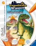 Buchcover und Innenansicht für das Buch: tiptoi® Expedition Wissen: Dinosaurier