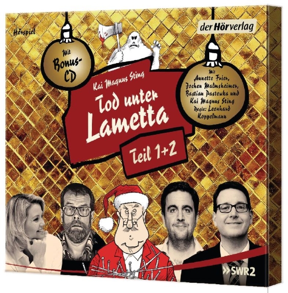 Buchcover und Innenansicht für das Buch: Tod unter Lametta Teil 1 + 2