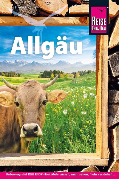 Buchcover und Innenansicht für das Buch: Reise Know-How Reiseführer Allgäu
