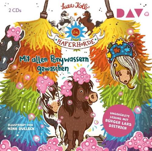 Buchcover und Innenansicht für das Buch: Die Haferhorde - Teil 20: Mit allen Ponywassern gewaschen
