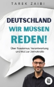 Buchcover und Innenansicht für das Buch: Deutschland, wir müssen reden!