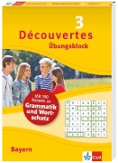Buchcover und Innenansicht für das Buch: Découvertes 3 Bayern (ab 2017) Übungsblock zum Schulbuch, 3. Lernjahr