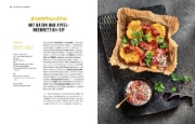 Buchcover und Innenansicht für das Buch: Airfryer-Blitzrezepte