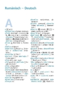 Buchcover und Innenansicht für das Buch: Langenscheidt Universal-Wörterbuch Rumänisch