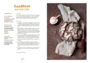 Buchcover und Innenansicht für das Buch: Sauerteig für Anfänger - Mit Tipps und Tricks zum perfekten Brot