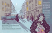 Buchcover und Innenansicht für das Buch: Damals in der Rosenstraße
