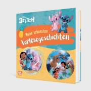 Buchcover und Innenansicht für das Buch: Disney Vorlesebuch: Stitch: Meine schönsten Vorlesegeschichten