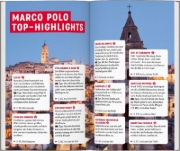 Buchcover und Innenansicht für das Buch: MARCO POLO Reiseführer Apulien