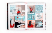 Buchcover und Innenansicht für das Buch: Kusama: ossessioni, amori e arte